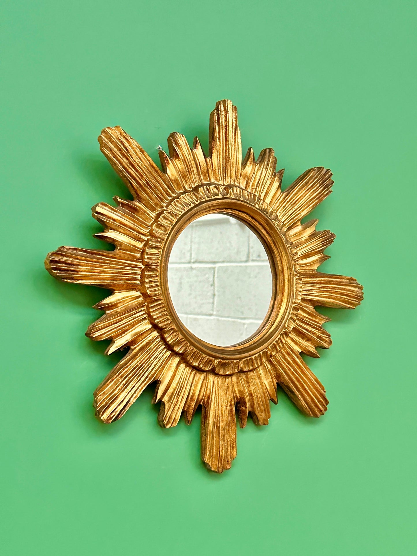 1960s Italian Gilt Sunburst Mirror