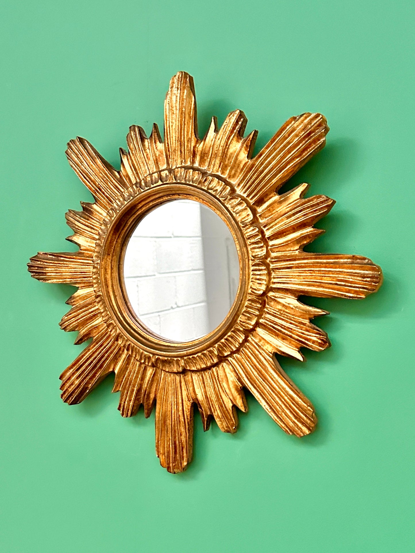 1960s Italian Gilt Sunburst Mirror